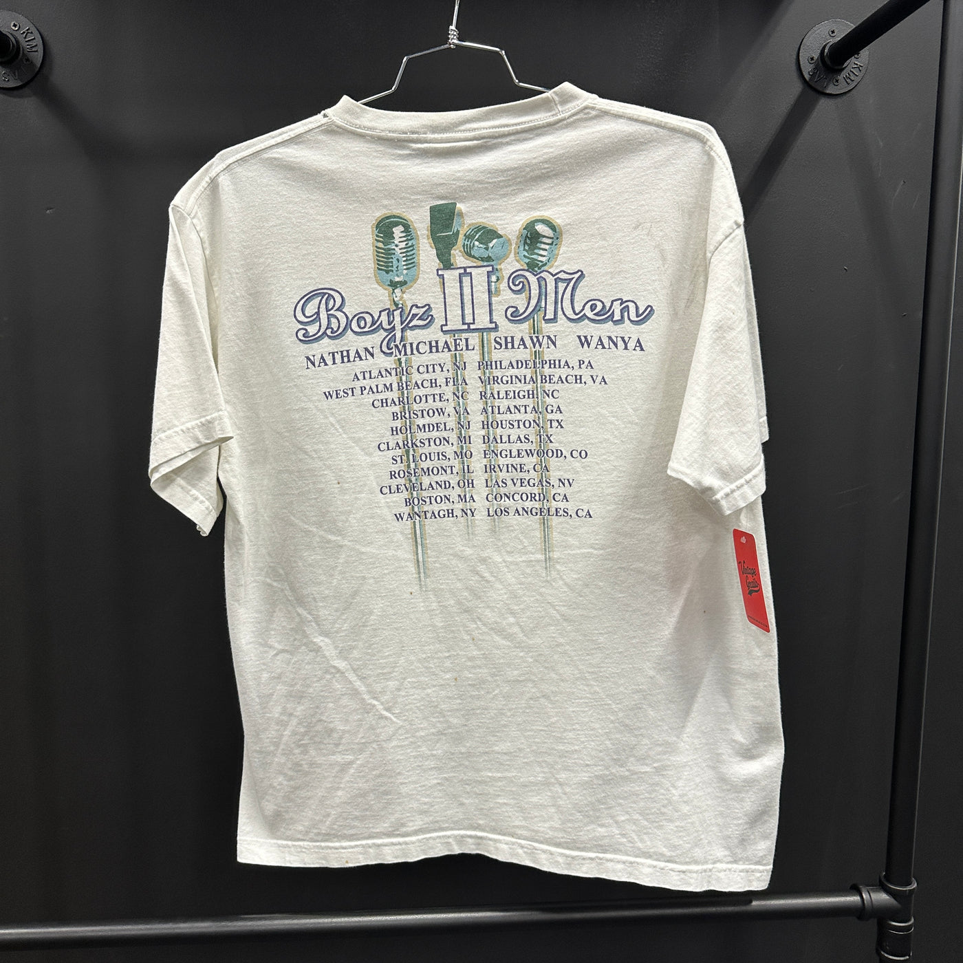 90's Boys II Men White Music T-shirt sz XL – Vintage Grails