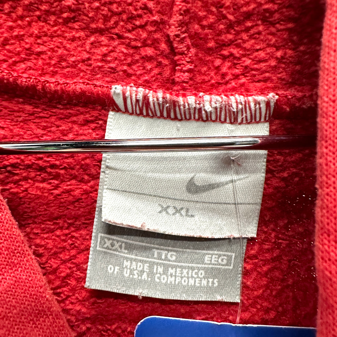 90's Nike Logo Red Branded Sweatshirt sz 2XL