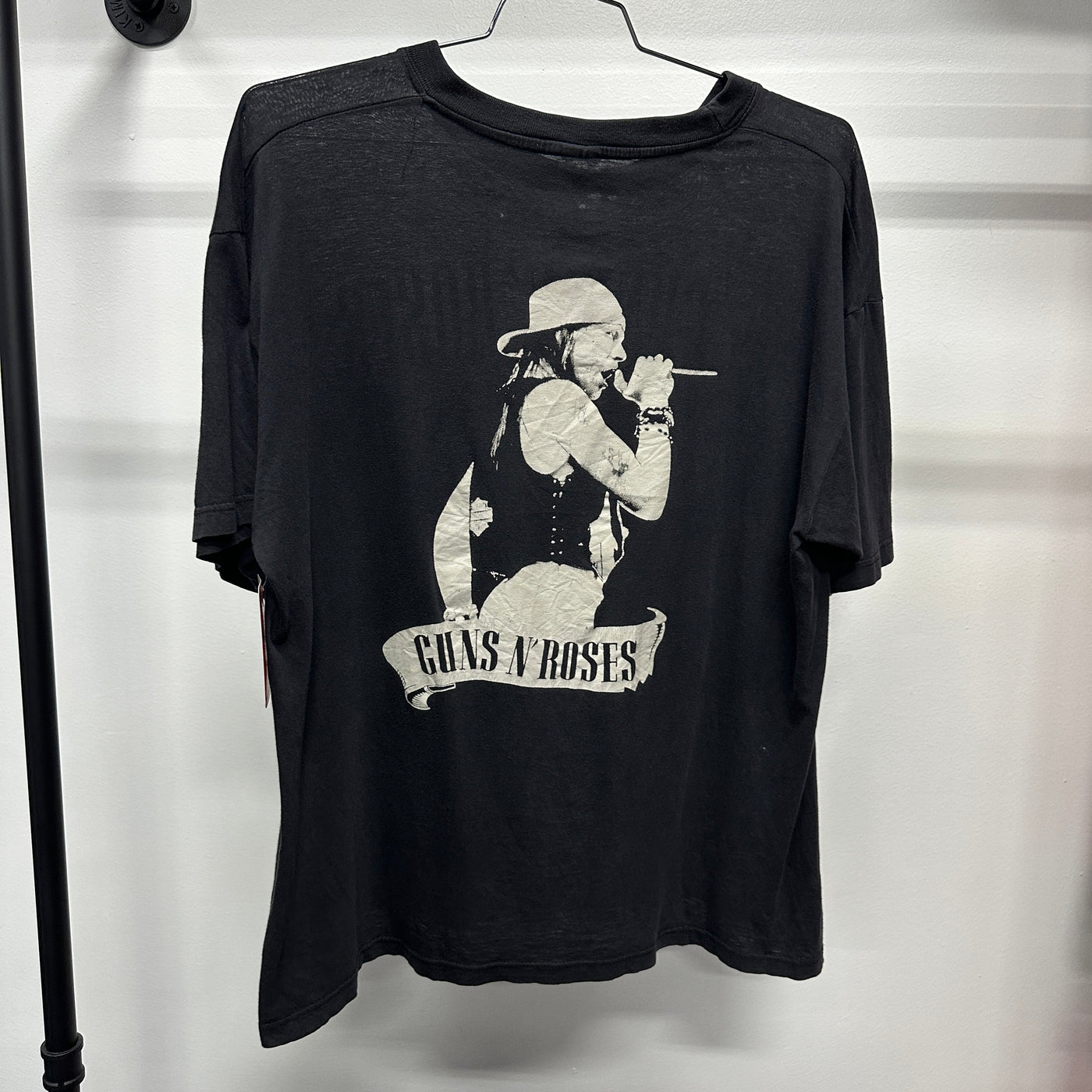 80's Guns N' Roses Black Music T-Shirt sz XXL
