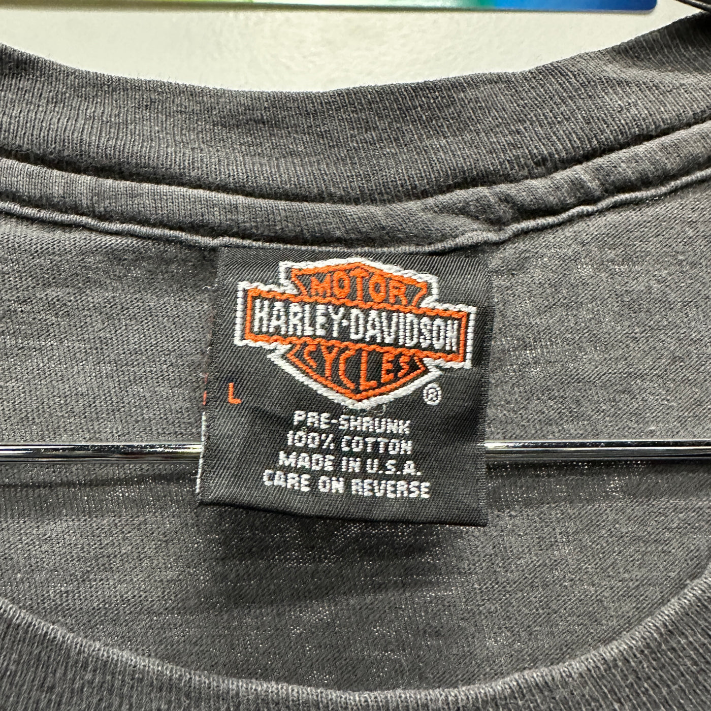 '90s Bourbon St. Louisiana Black Harley Davidson T-shirt sz L