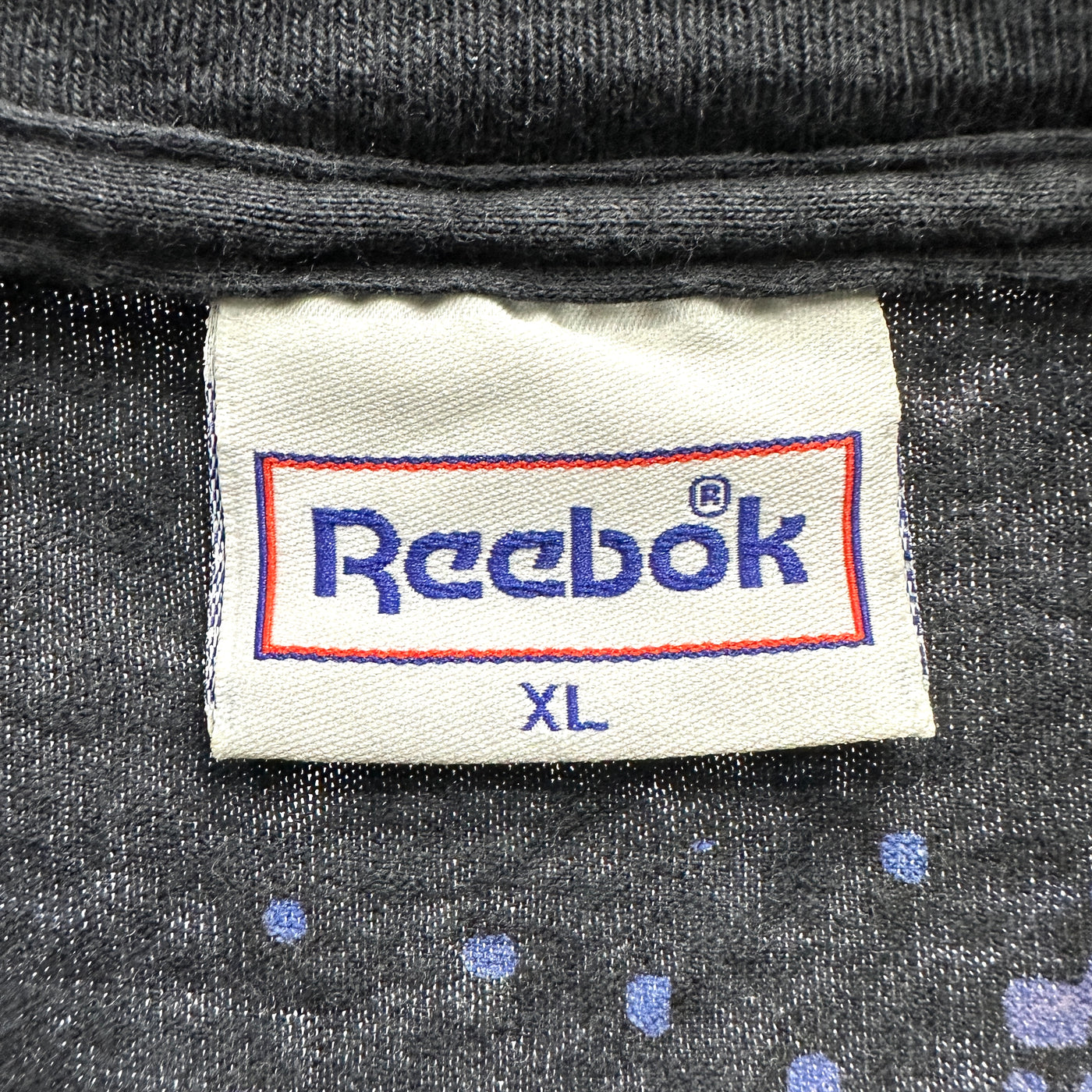 90's Basketball Silhouette Reebok Black Branded T-shirt sz XL