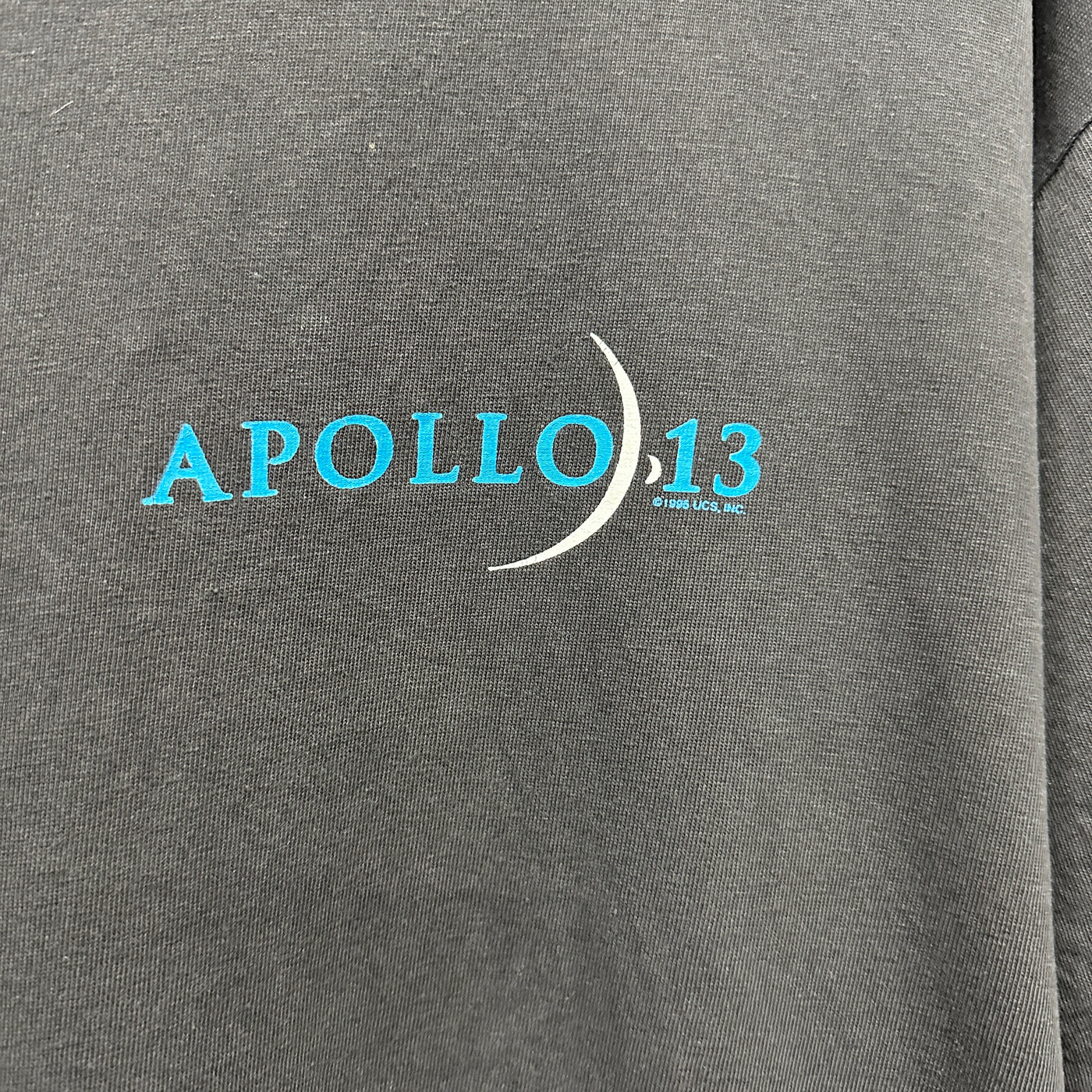 96' Apollo 13 Black Movie T-shirt sz XL