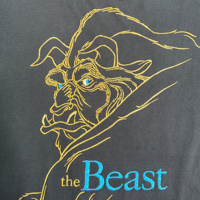 Disney Beauty and the Beast Black T-shirt sz XL