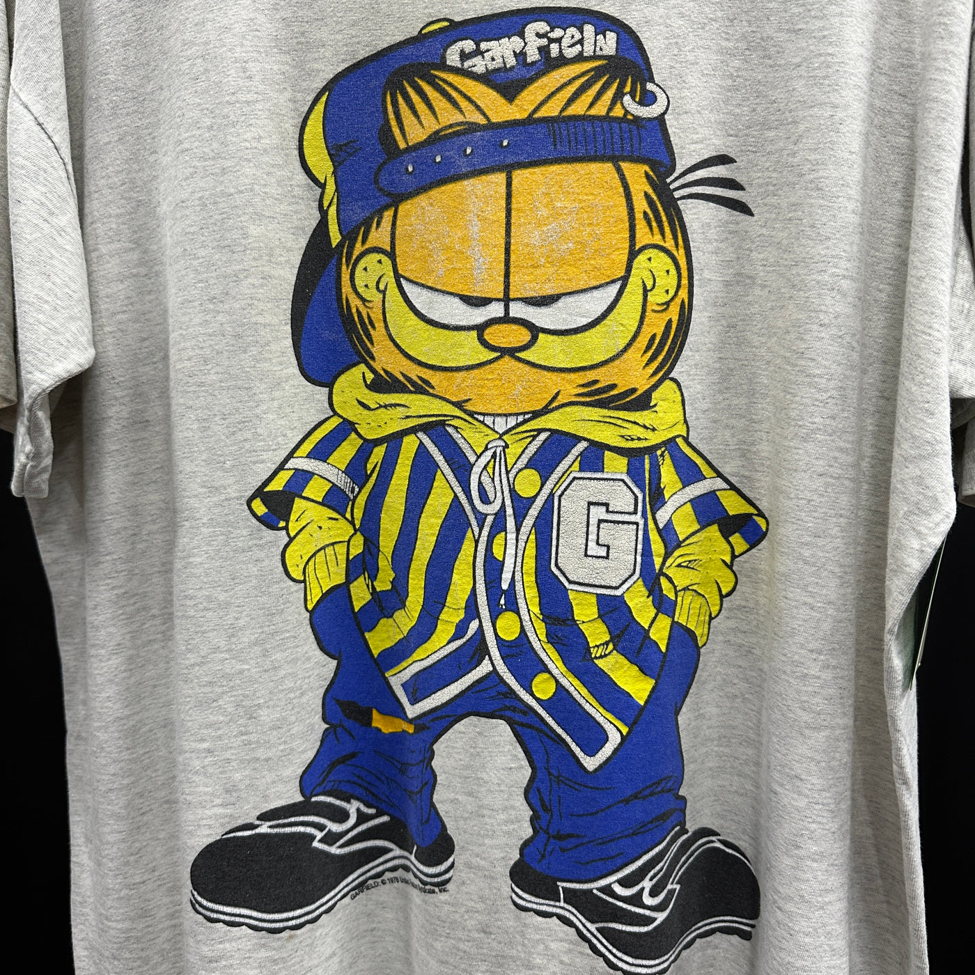 '78 Garfield Grey Cartoon T-shirt sz 2XL