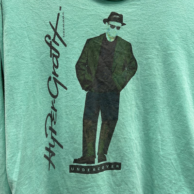 90’s Hyper Grafix Undercover Green Graphic T-shirt sz XL