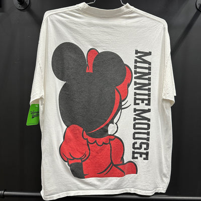 90's Minnie Mouse White Cartoon T-shirt sz 2XL