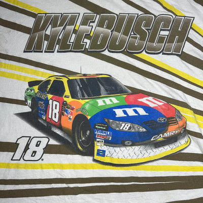 NASCAR #18 Kyle Busch M&M Graphic T-shirt sz 2XL