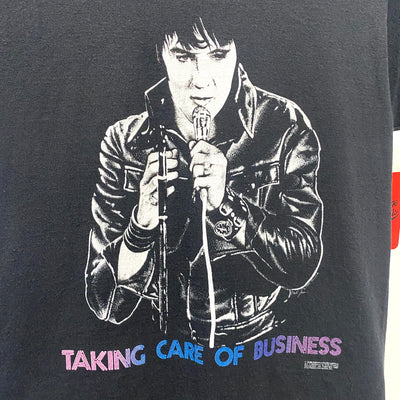 80's Elvis Presley Black Music T-shirt sz M