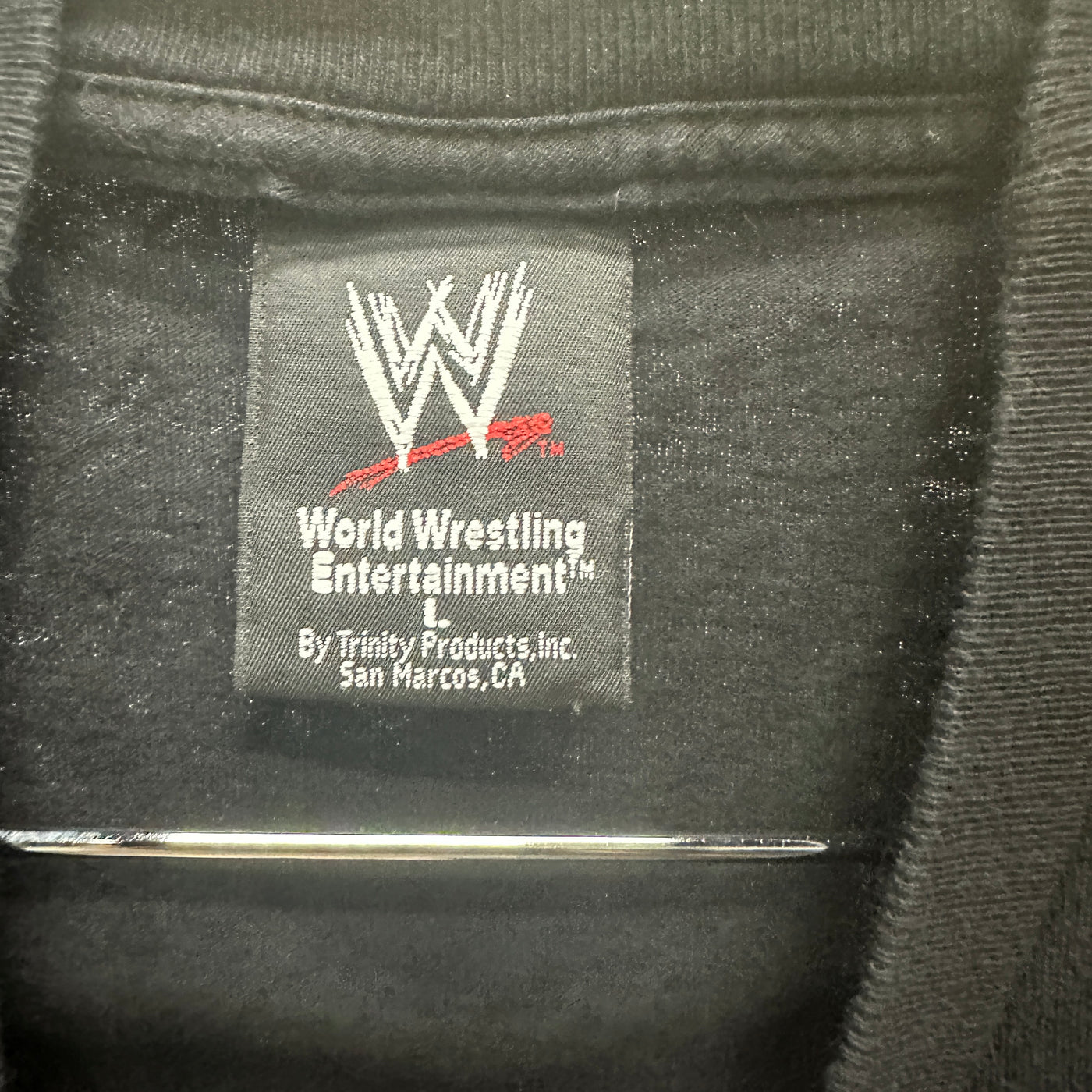 90's NEXT Logo Black WWE Wrestling T-Shirt sz L