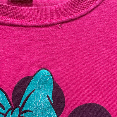 90's Minnie Mouse Pink Cartoon T-shirt sz L