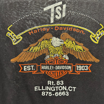 '88 The Last American Black Harley Davidson T-shirt sz L