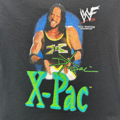 00's X-Pac Black WWF Wrestling T-shirt sz S