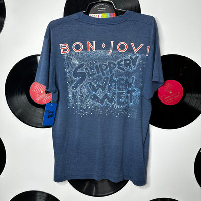 80s Bon Jovi Slippery When Wet T-shirt sz S
