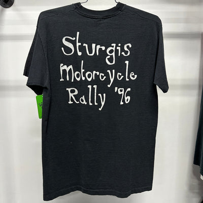 '96 Sturgis Motorcycle Rally Black Harley Davidson T-shirt sz L