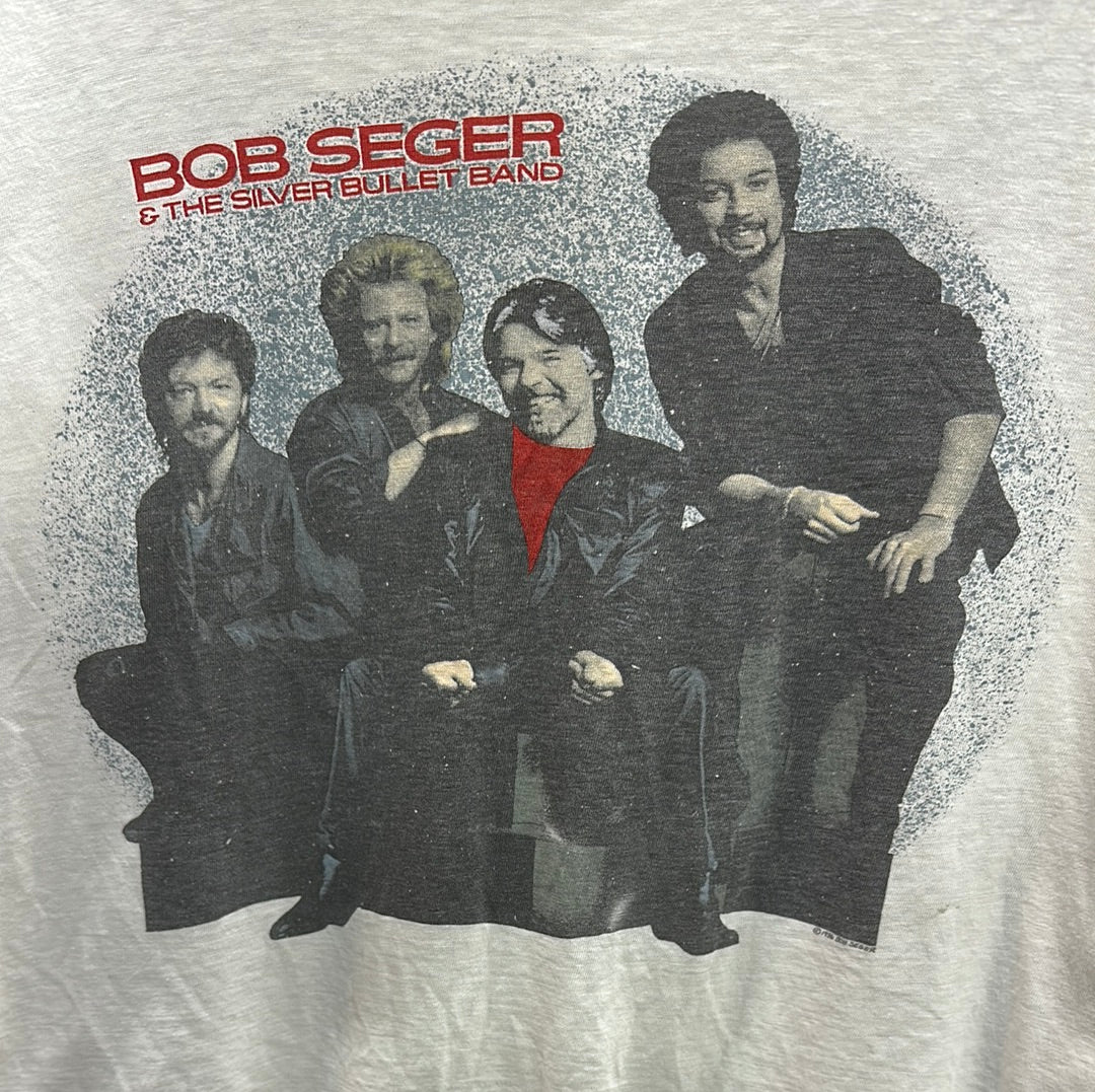 80's Bob Seger & The Silver Bullet Band T-shirt sz L