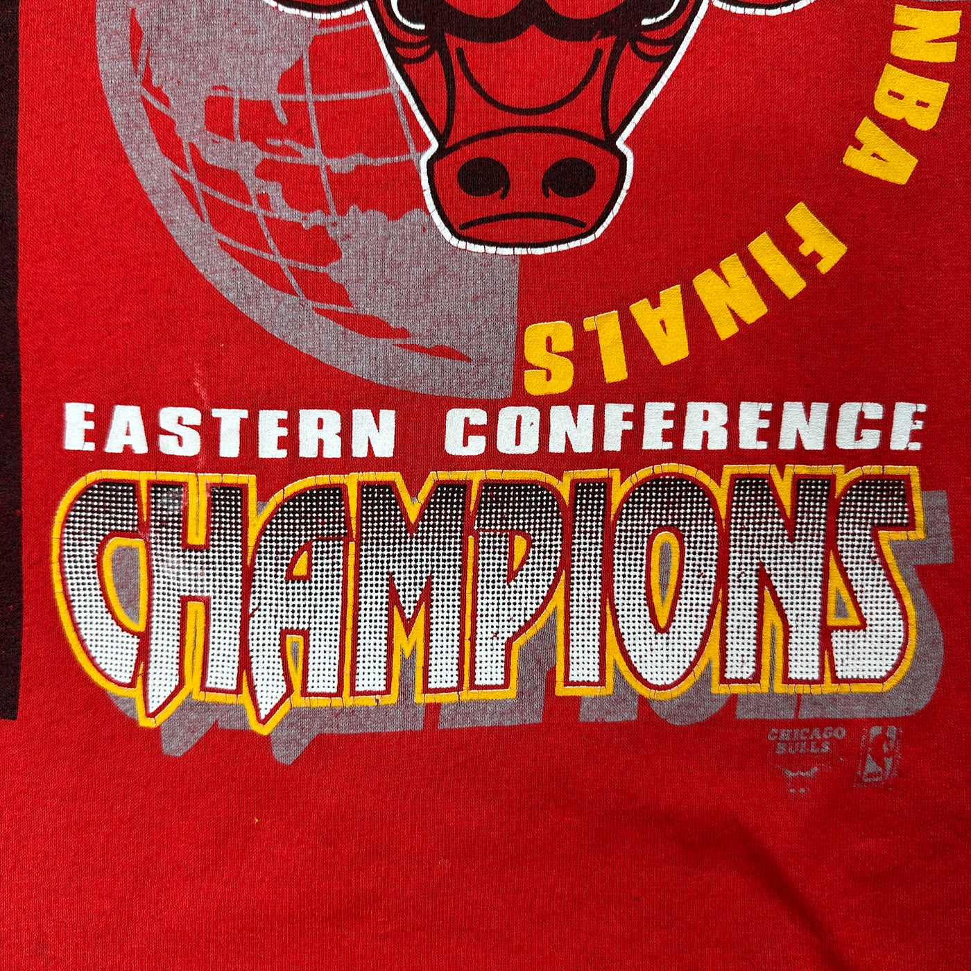 '91 Chicago Bulls Champions Sports T-shirt sz L