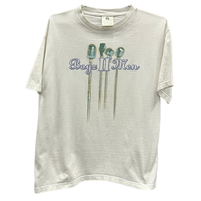 90's Boys II Men White Music T-shirt sz XL