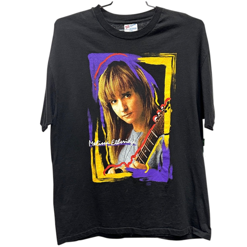 '93 Melissa Etheridge Concert Tour Black Music T-shirt sz XL